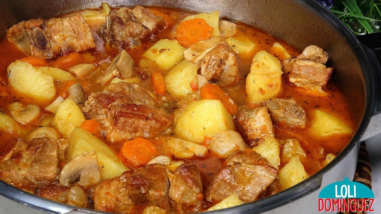 Estofado de costillas con patatas